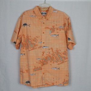 Columbia Men's Large Shirt Short Sleeve